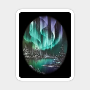 Northern Lights Reflections Magnet