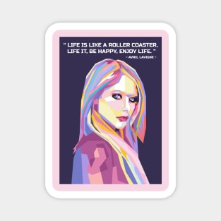 Quotes Avril lover Lavigne in WPAP Magnet