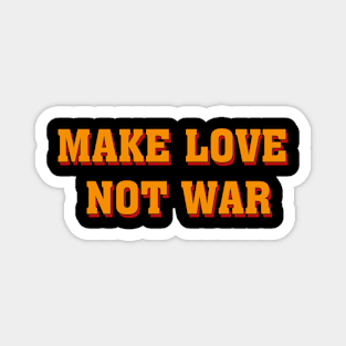 Make Love Not War Tumblr Aesthetic Retro T-shirt Gift Magnet