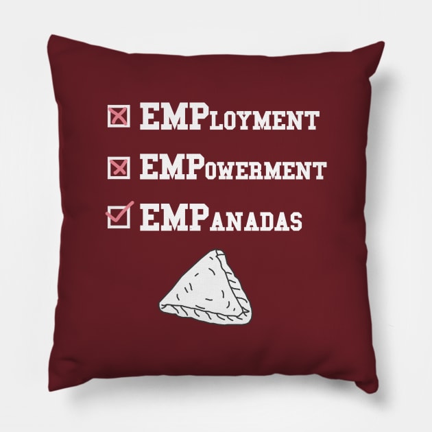 Empanadas for Life Pillow by karutees