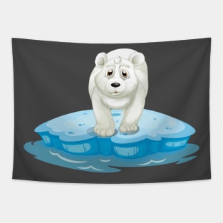 Cute Polar Bear Tapestry