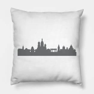 Saint Petersburg in gray Pillow