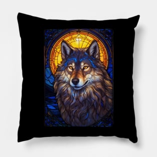 Wild Spirit Wolf Pillow