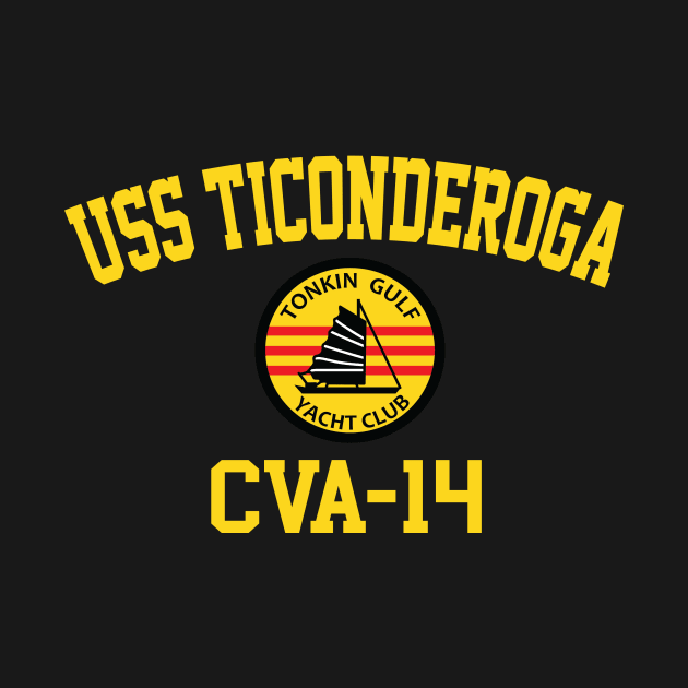 USS Ticonderoga CVA-14 Tonkin Gulf Yacht Club by Tonkin Gulf Yacht Club