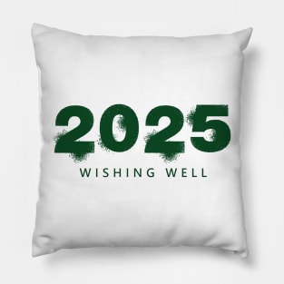 2025 Wishing Well  - Vintage Distressed Pillow