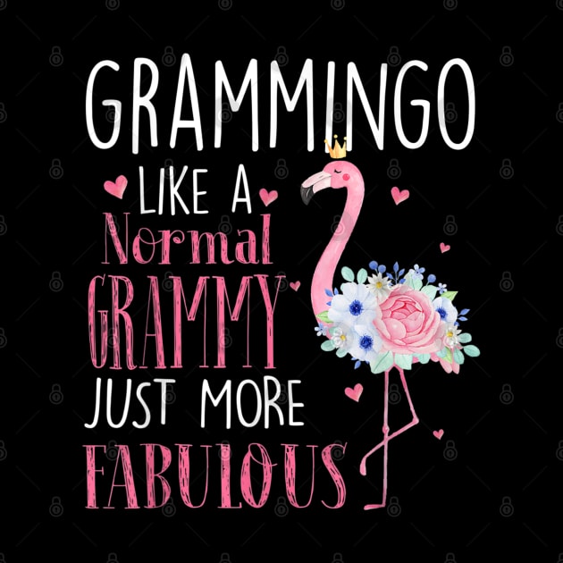 Flamingo Grammingo like a normal Grammy Gifts Funny Grandma by KIMIKA