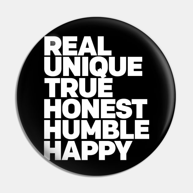 Real Unique True Honest Humble Happy Positive Vibes and Good Times WordArt Design Typography Pin by Mustapha Sani Muhammad