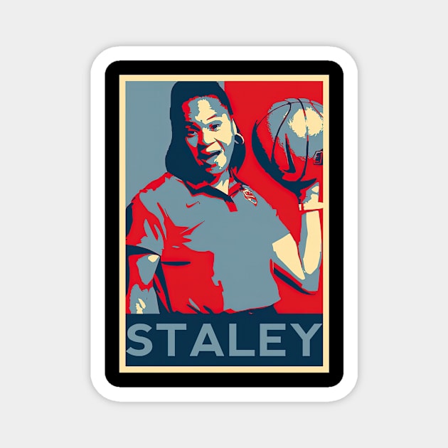 Dawn Staley Retro Magnet by ThomaneJohnson