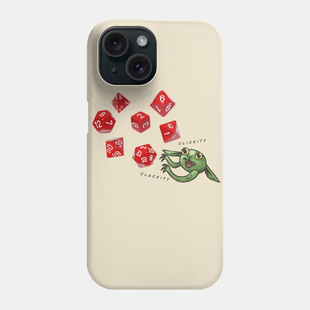 Dice Goblin Phone Case by DanaBeyer