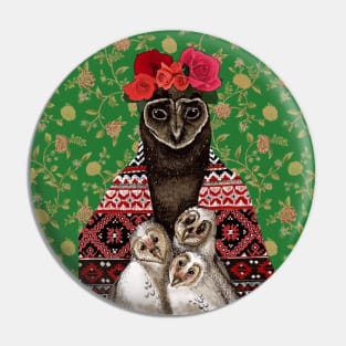 Owl Mother Pin