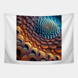 Abstract Bubble Pattern Delights | Artistic Design Tapestry