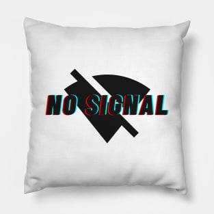 No signal - Retro design Pillow