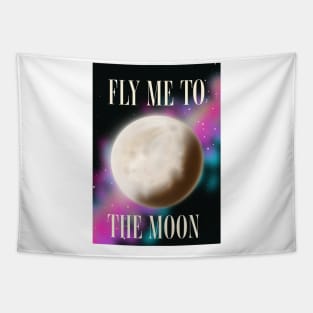 Fly me to the Moon Tapestry