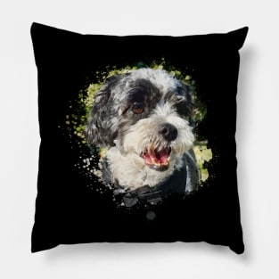 Shih Tzu watercolor Pillow