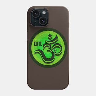 Emerald Spirit Dot Om Phone Case