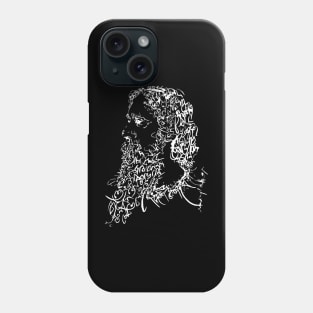 Rabindranath Tagore - Bengali Typography Phone Case