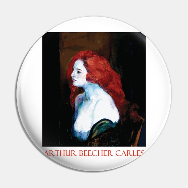 Woman with Red Hair by Arthur Beecher Carles Pin by Naves