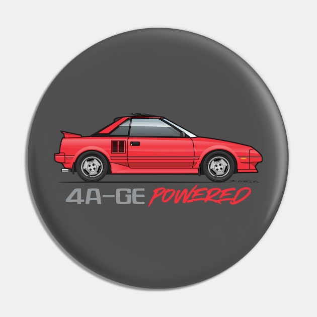 Powered-Red Pin by JRCustoms44