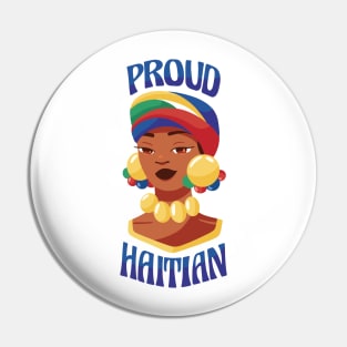 Happy Haitian Flag Day Celebration Haiti Proud Pin