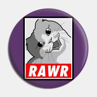 KITTY RAWR Pin