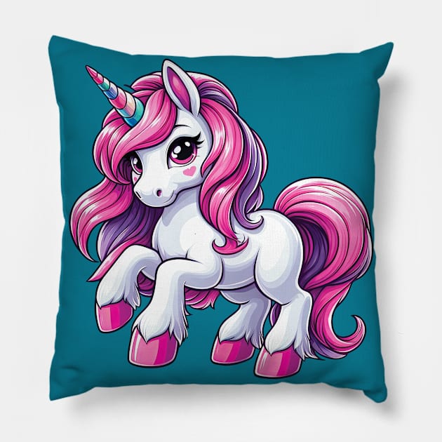 Unicorn S01 D68 Pillow by Houerd