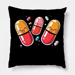 Easier to swallow than reality! v4 (no text) Pillow