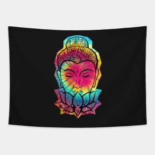 Tie-dye Lotus Buddha Tapestry