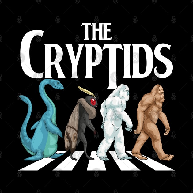 Mysterious Crosswalk: The Cryptid Parade by GoshWow 