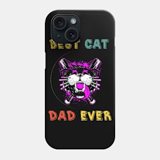 Funny Best Cat Dad Ever Phone Case