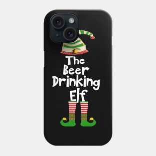 The Beer Drinking Elf Family Matching Group Christmas Gift Funny Phone Case