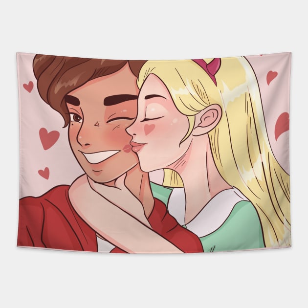 Star Butterfly Tapestry by shenlock