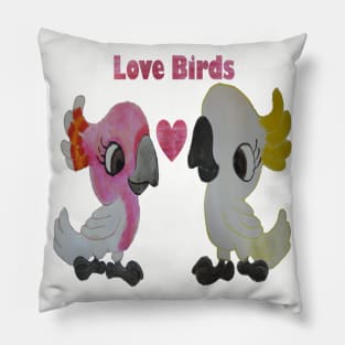 Love Birds - Cockatoos Pillow