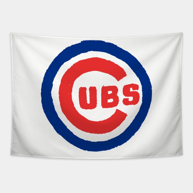 Chicago Cuuuubs 06 Tapestry by Very Simple Graph