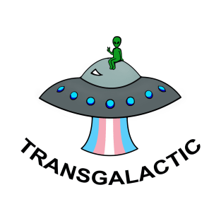 Transgalactic Trans Pride Alien T-Shirt