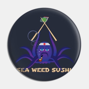 Sea Weed Sushi Pin