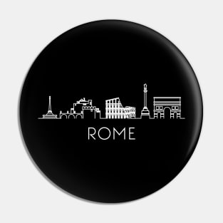 Rome Skyline Pin