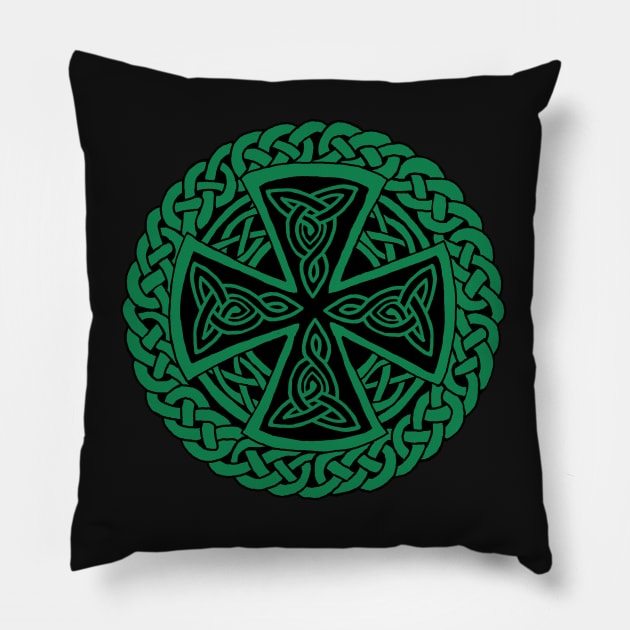 Celtic Cross Pillow by Astrablink7