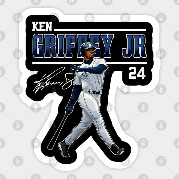 Ken Griffey Jr The Kid Basketball Legend Signature Vintage Retro