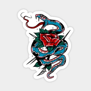 Snake & Rose Magnet