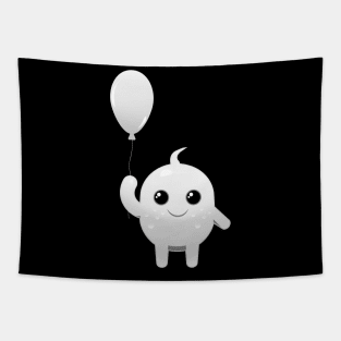 Holding a balloon, Burntboo Tapestry