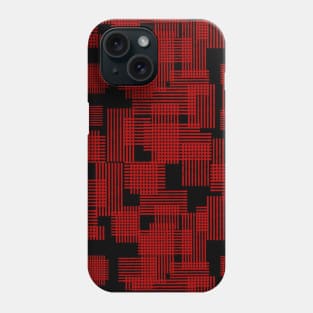 abstract geometric ornament, lines, stripes, grid, lattice. Phone Case