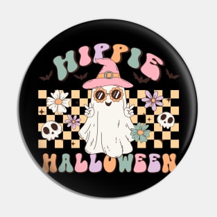 Retro Halloween Hippie Halloween Pin