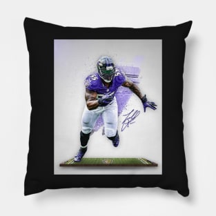 Terrell Suggs Baltimore Sports Art Pillow