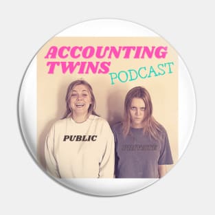 Accounting Twins Podcast Cover Art Pin