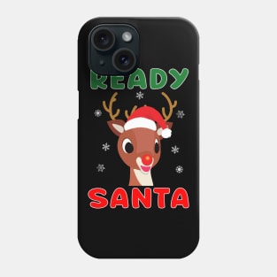 Rudolph Red Nose Reindeer Christmas Snowflakes Kids Gift Phone Case