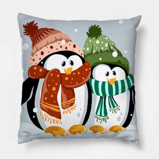 Beautiful Holiday Cheer Pillow by Athikan