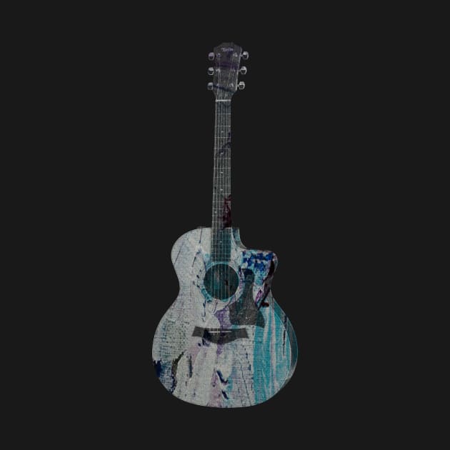 Colour Acoustic Guitar by diystore