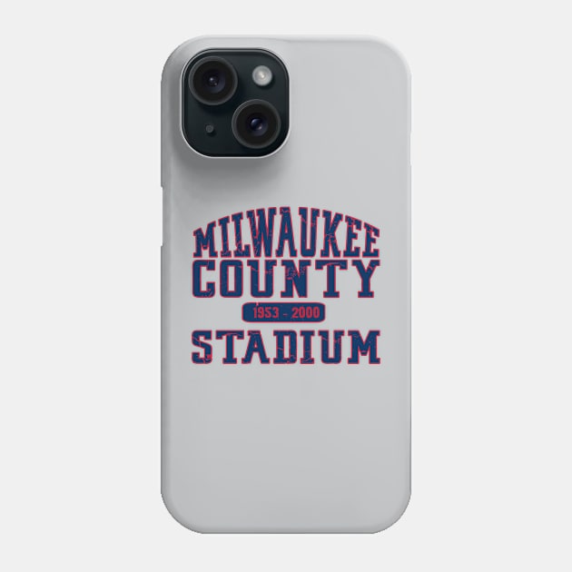 Milwaukee County Stadium Phone Case by wifecta