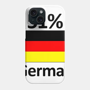 Funny 51% German Germany Flag Gift Idea Phone Case