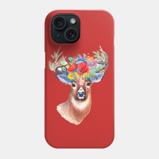 Deer Floral Phone Case